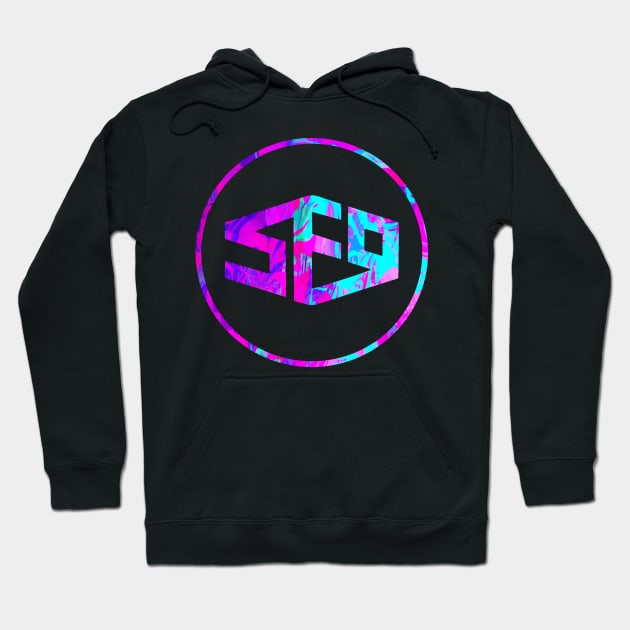 SF9 Logo Abstract Purple Hoodie by hallyupunch